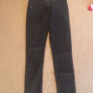 Hudson Jeans Dark Brown Skinny Corduroy Pants